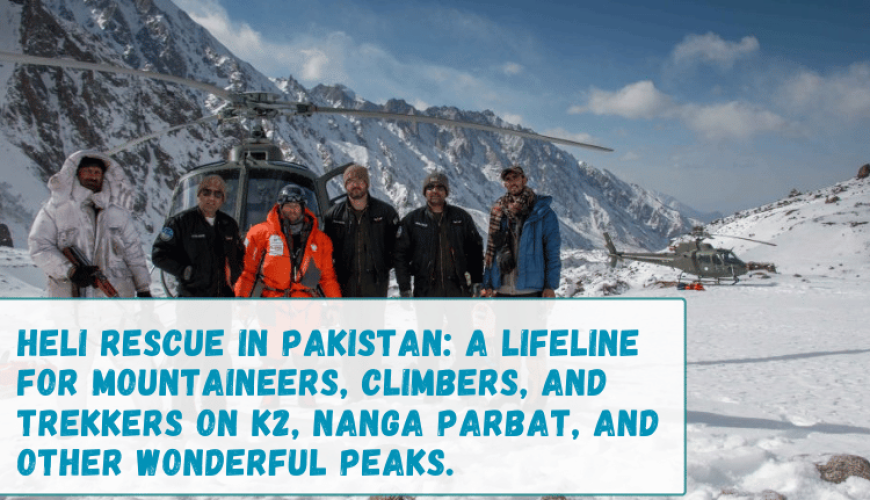 Heli Rescue in Pakistan