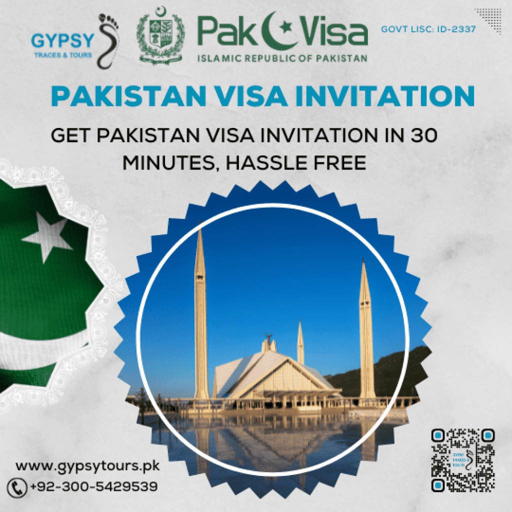 pakistan visit visa invitation letter