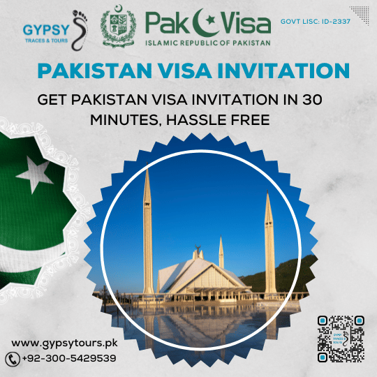 Visa Invitation Letter For Pakistan 2024-25 Get your Online authentic ...